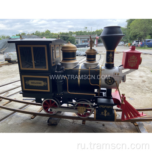 Black Mini Steam Locomotive для торгового центра